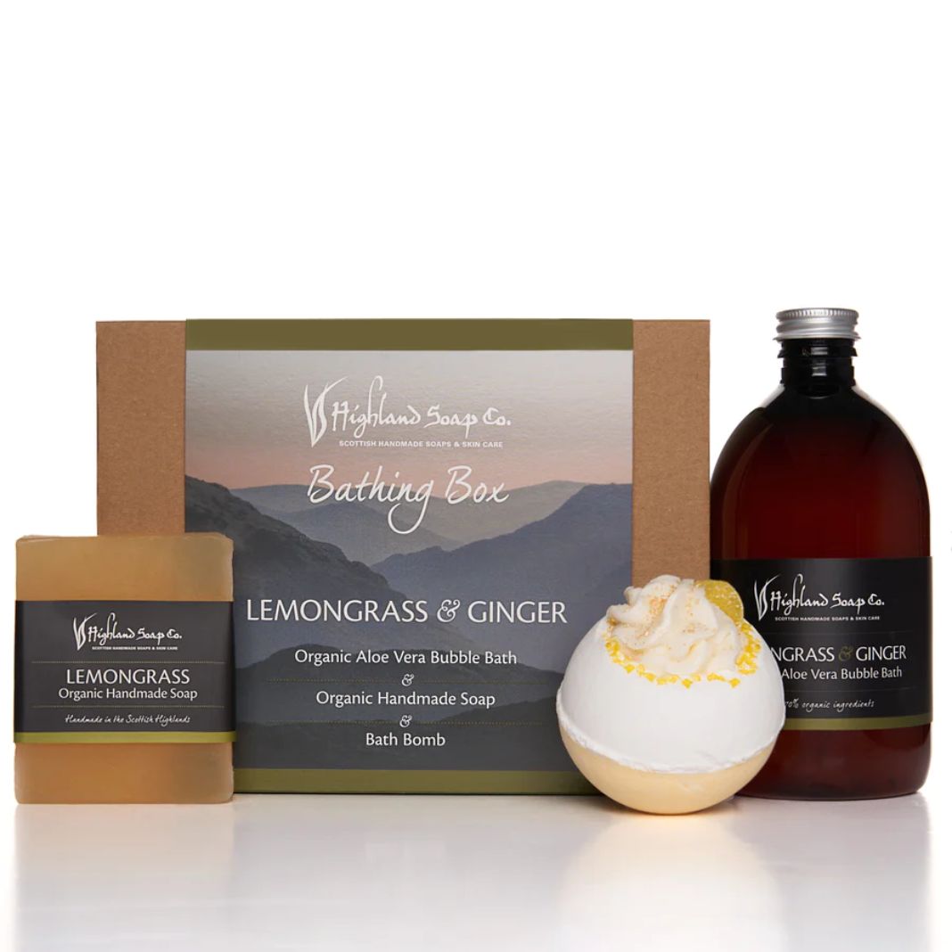 Highland Soap Company | Lemongrass & Ginger Bathing Box