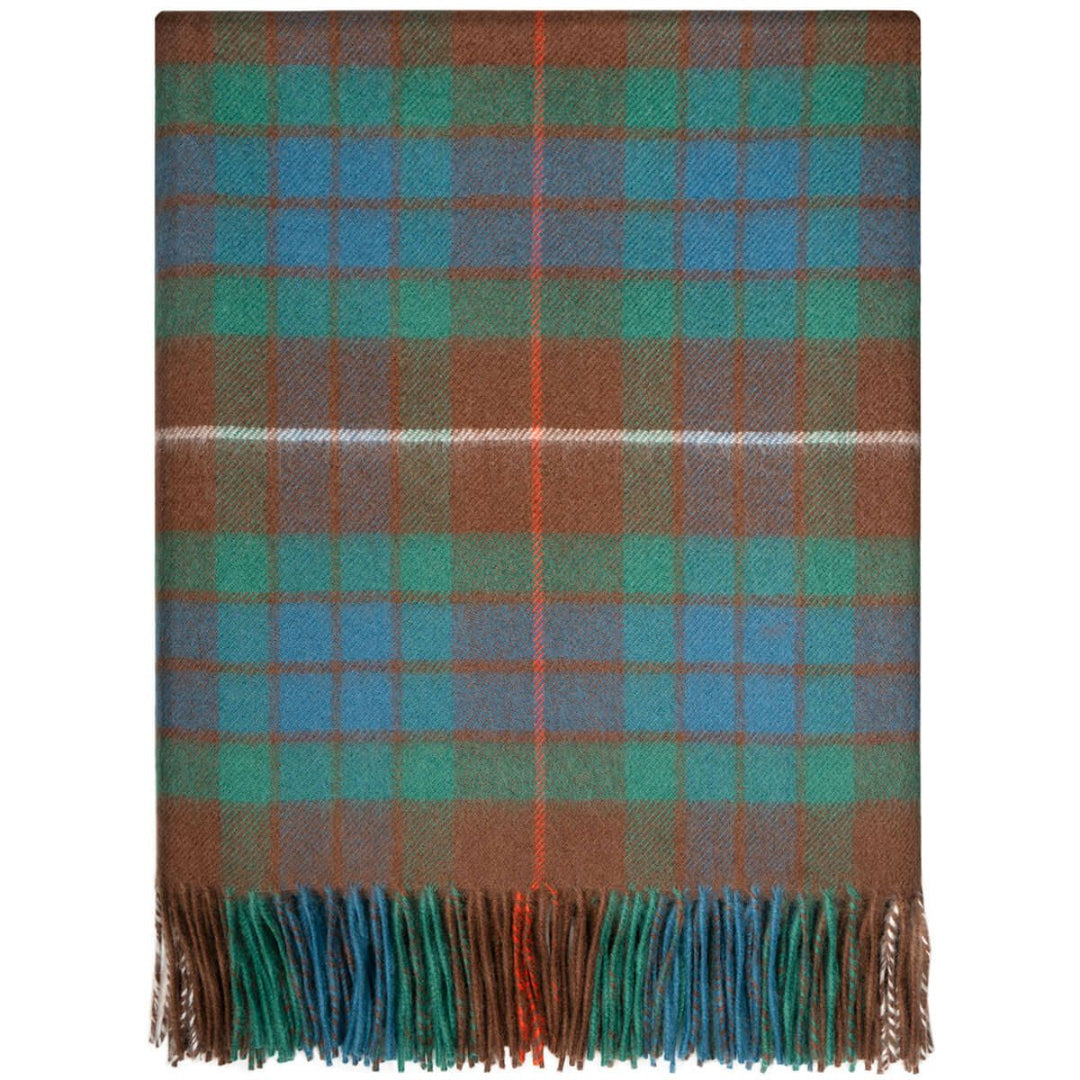 Lochcarron | Tartan Lambswool Blanket - Fraser Hunting Ancient