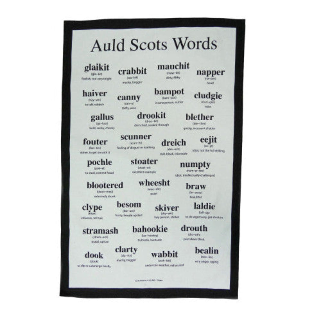 Tea Towel | Auld Scots Words