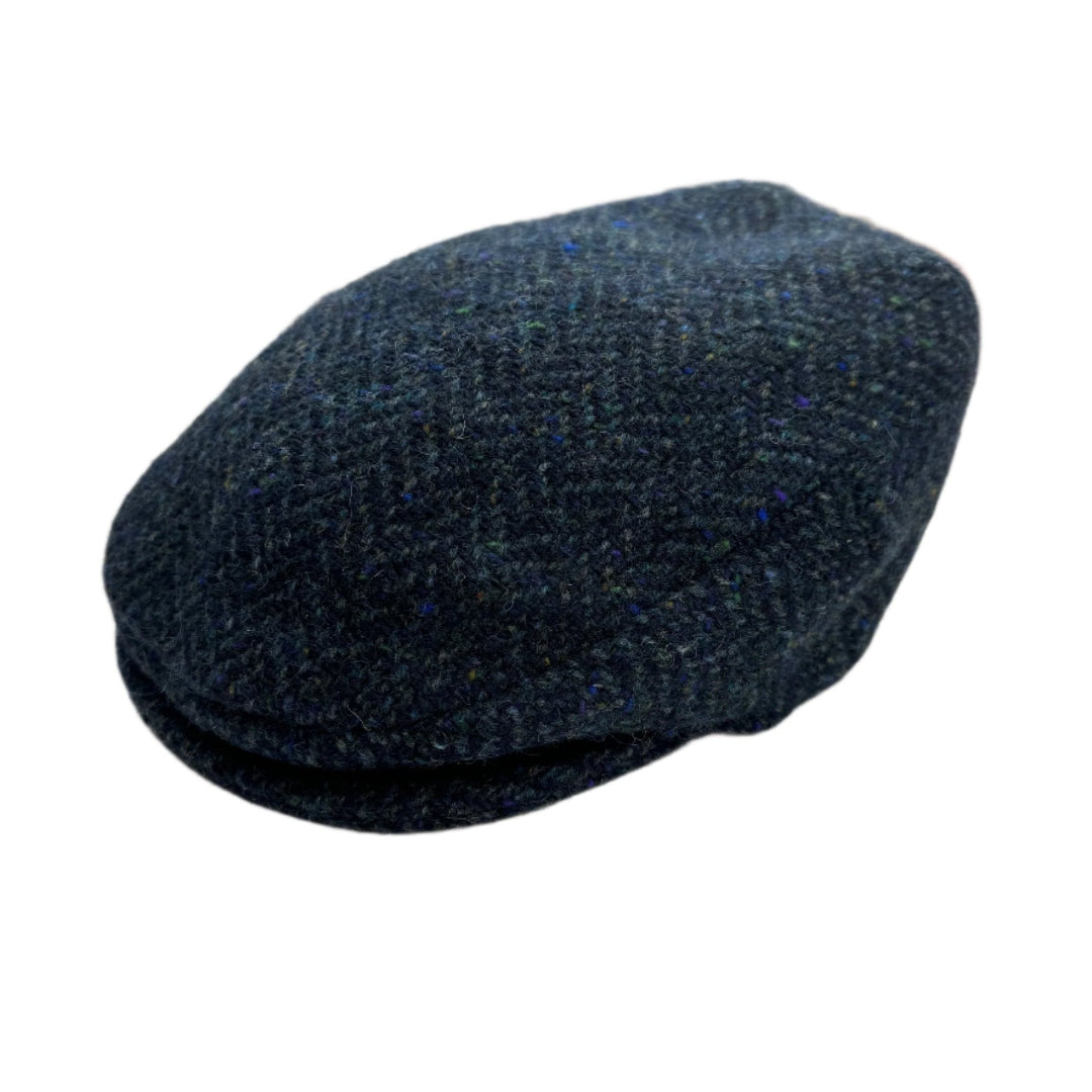 Hanna Hats | Irish Tweed Vintage Cap - Blue