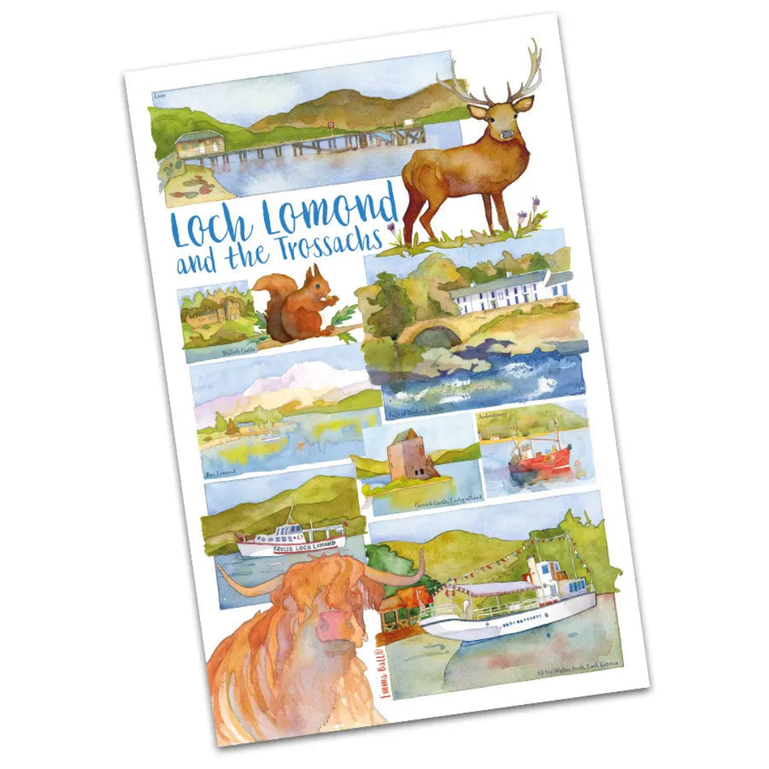 Emma Ball | Loch Lomond Tea Towel