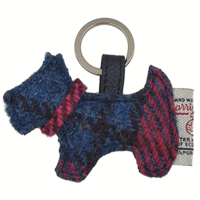 Harris Tweed | Scottie Dog Keyring