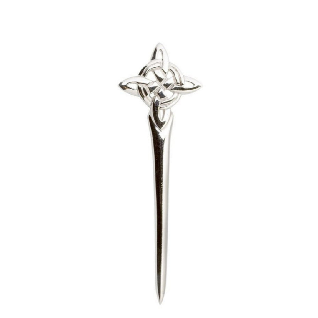 Kilt Pin | Sterling Silver Celtic Knot