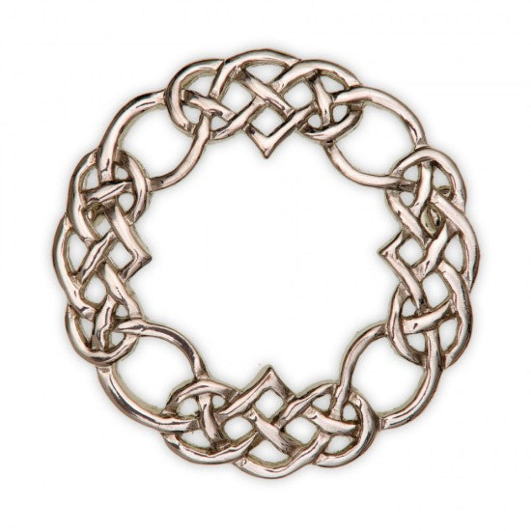 Art Pewter | Glenochil Interlace Brooch