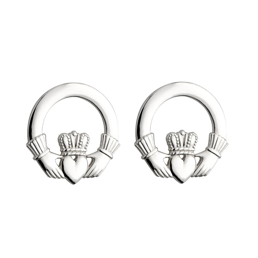 Solvar | Claddagh Stud Earrings