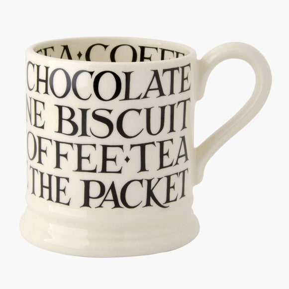 Emma Bridgewater | 1/2 Pint Mug - Black Toast