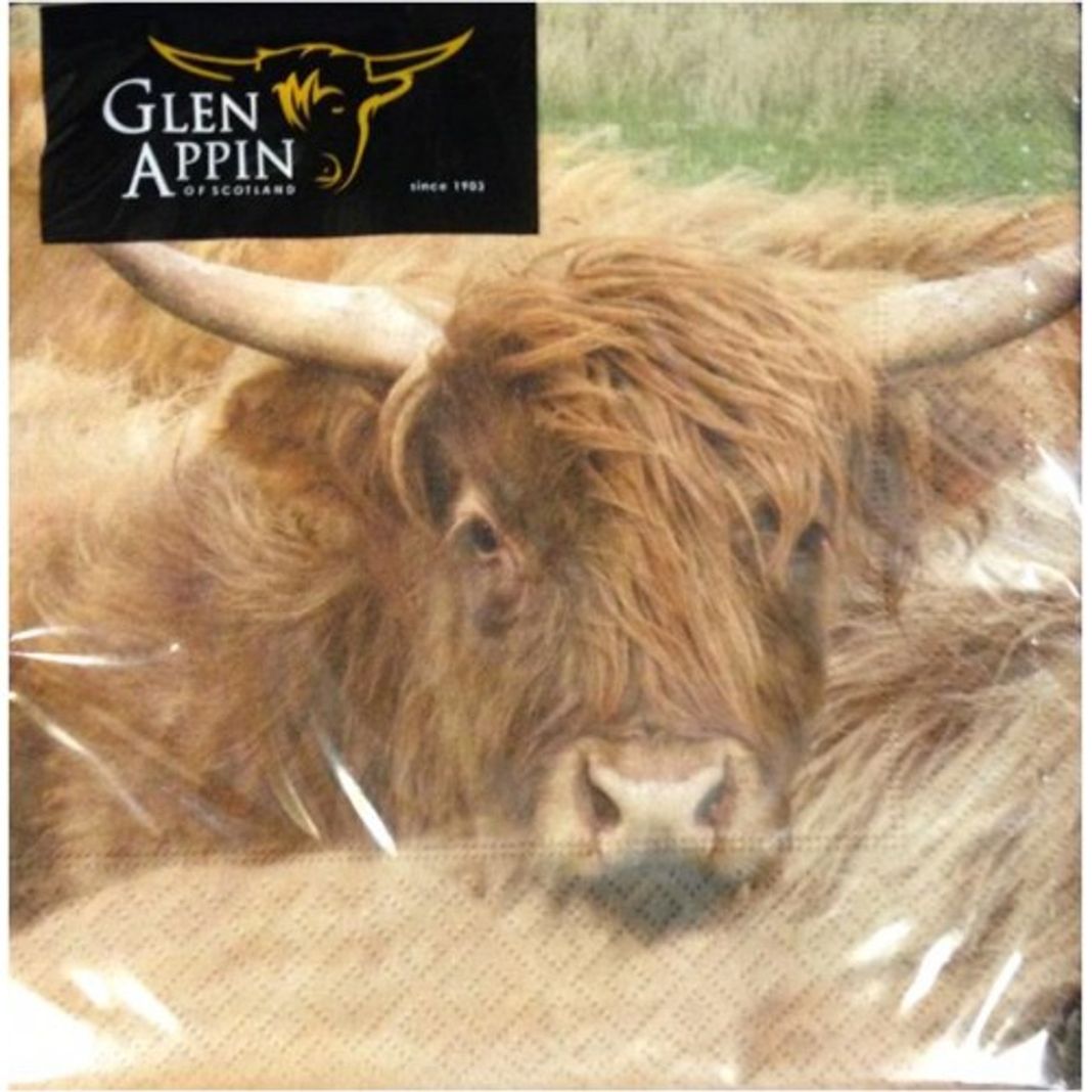 Highland Cow Napkins | Lunch Size