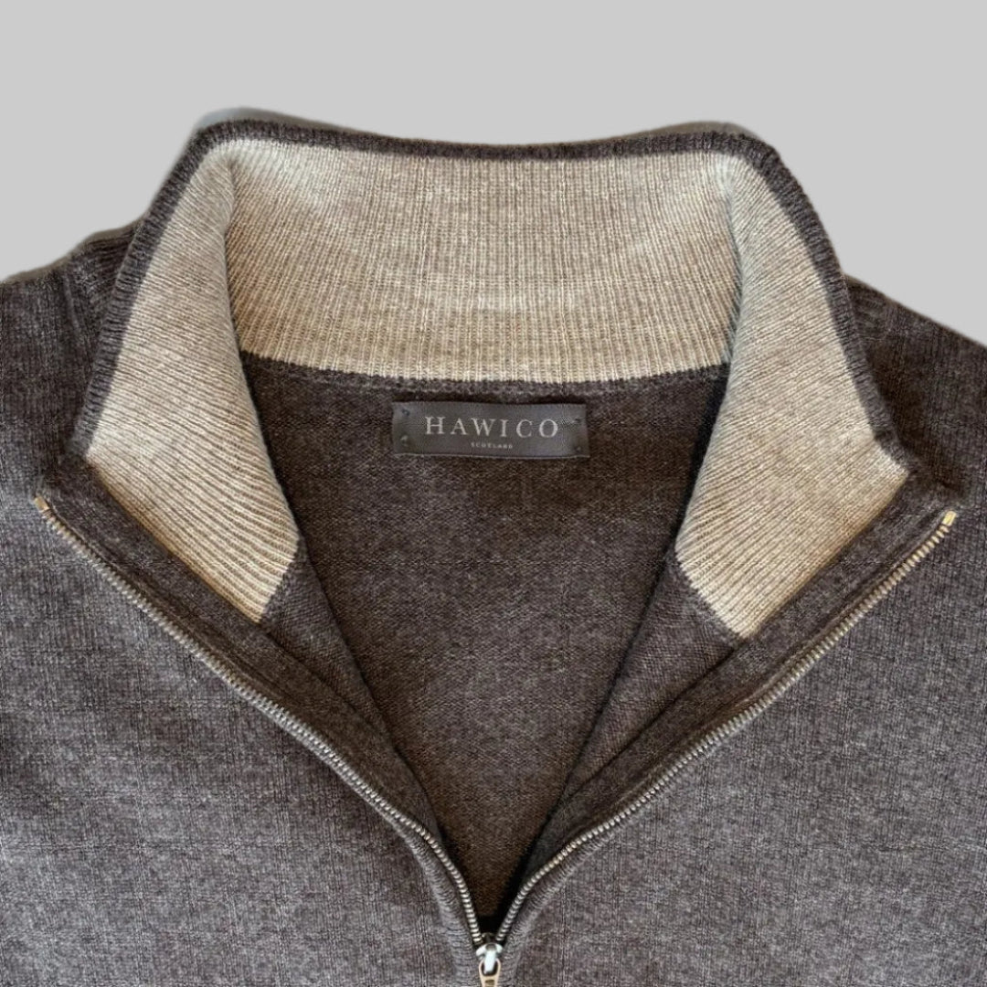 Hawico | Plenderleith Cashmere Sweater - Peru/Light Natural
