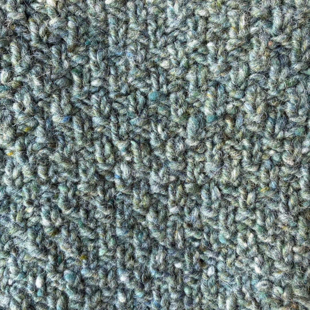 Deer Park | Aran Basket Stitch Sweater - Pistachio