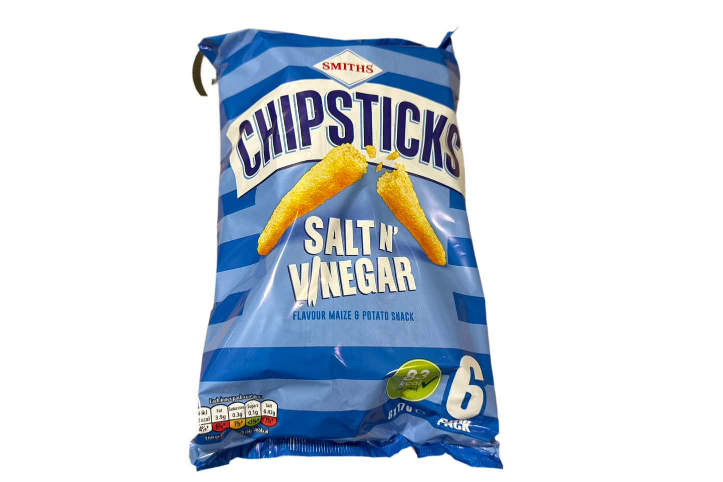 Smith's | Salt & Vinegar Chipsticks - 6pk