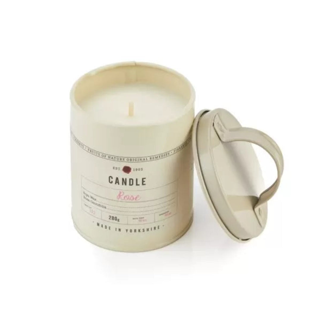 Fikkerts | Fruits of Nature Large Candle Tin - Rose