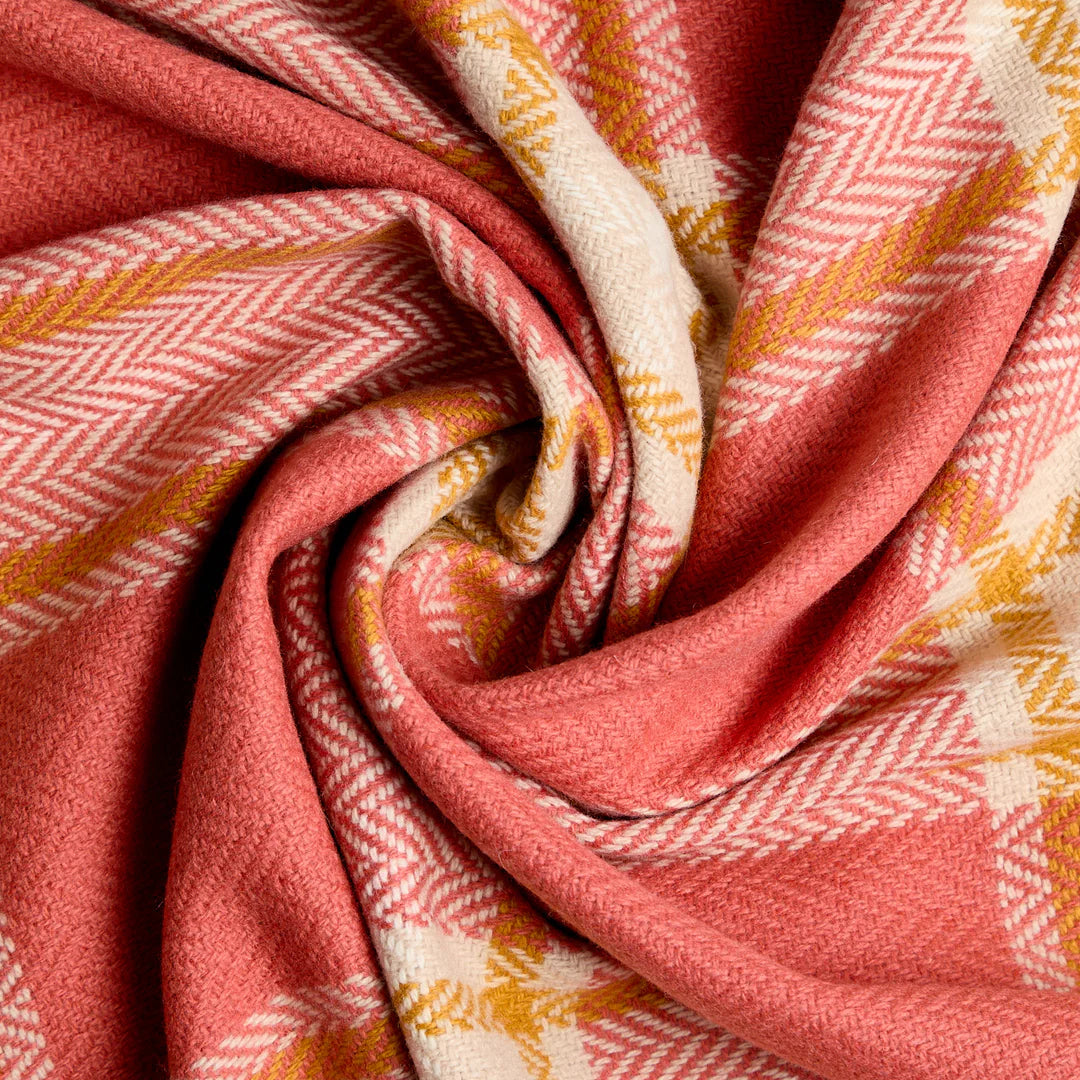 Foxford Woollen Mills | Cashmere & Lambswool Throw - Macha
