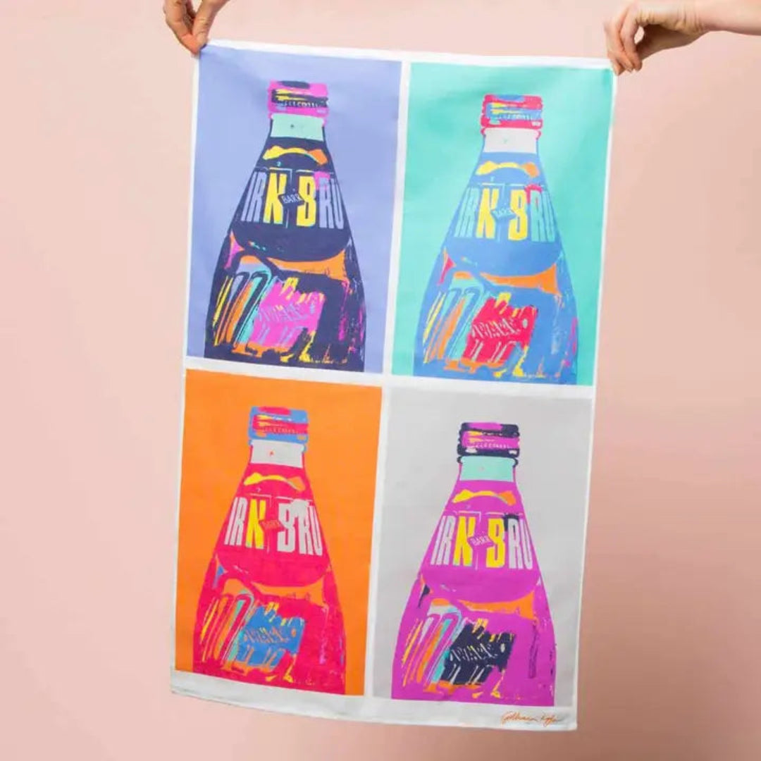 Gillian Kyle | Tea Towel - Irn Bru Pop Art