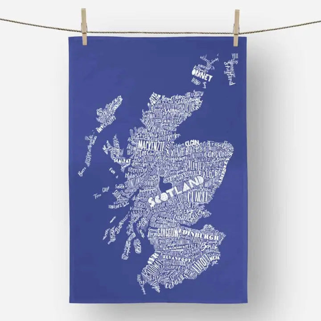 Gillian Kyle | Tea Towel - Mapped Out