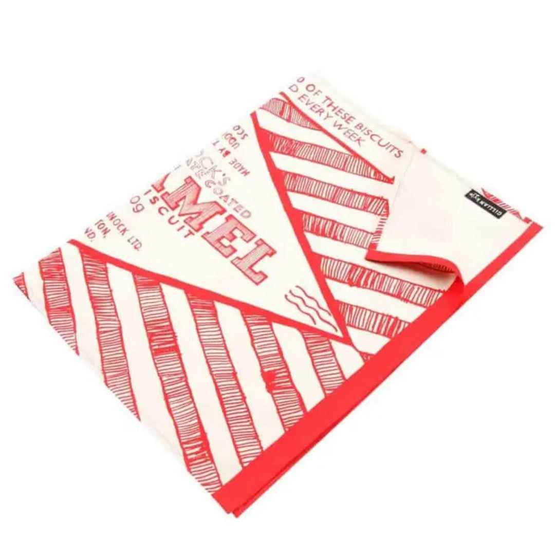 Gillian Kyle | Tea Towel - Tunnocks Caramel Wafer Wrapper