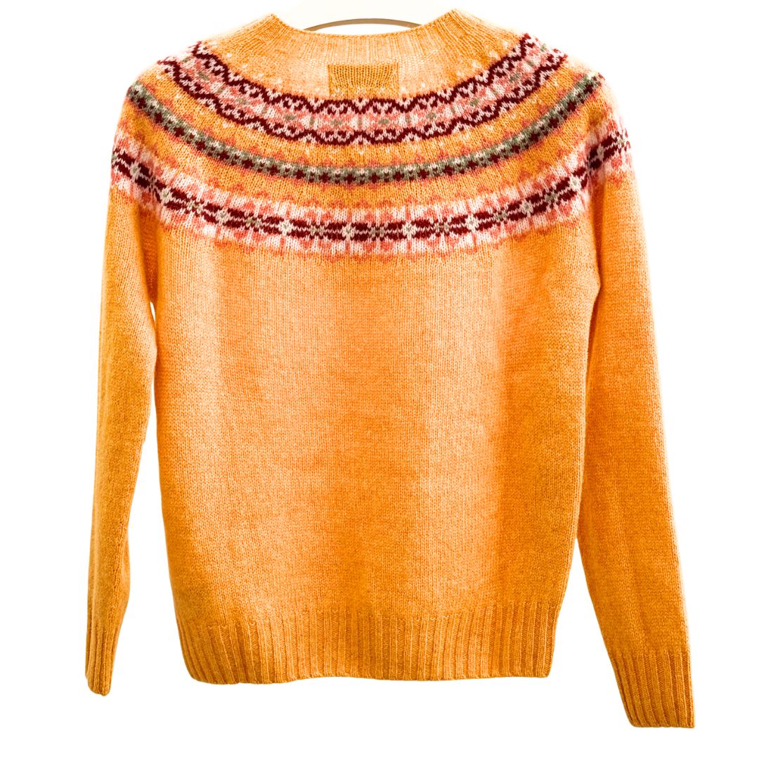Harley of Scotland | Fair Isle Sweater - Nectar