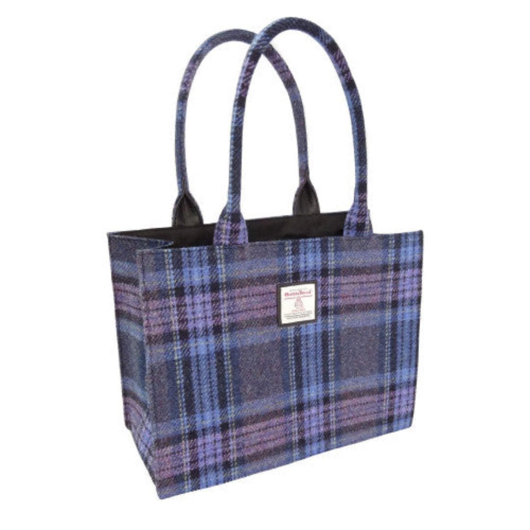 Harris Tweed | Glencoe Tote - Blue Purple Stewart