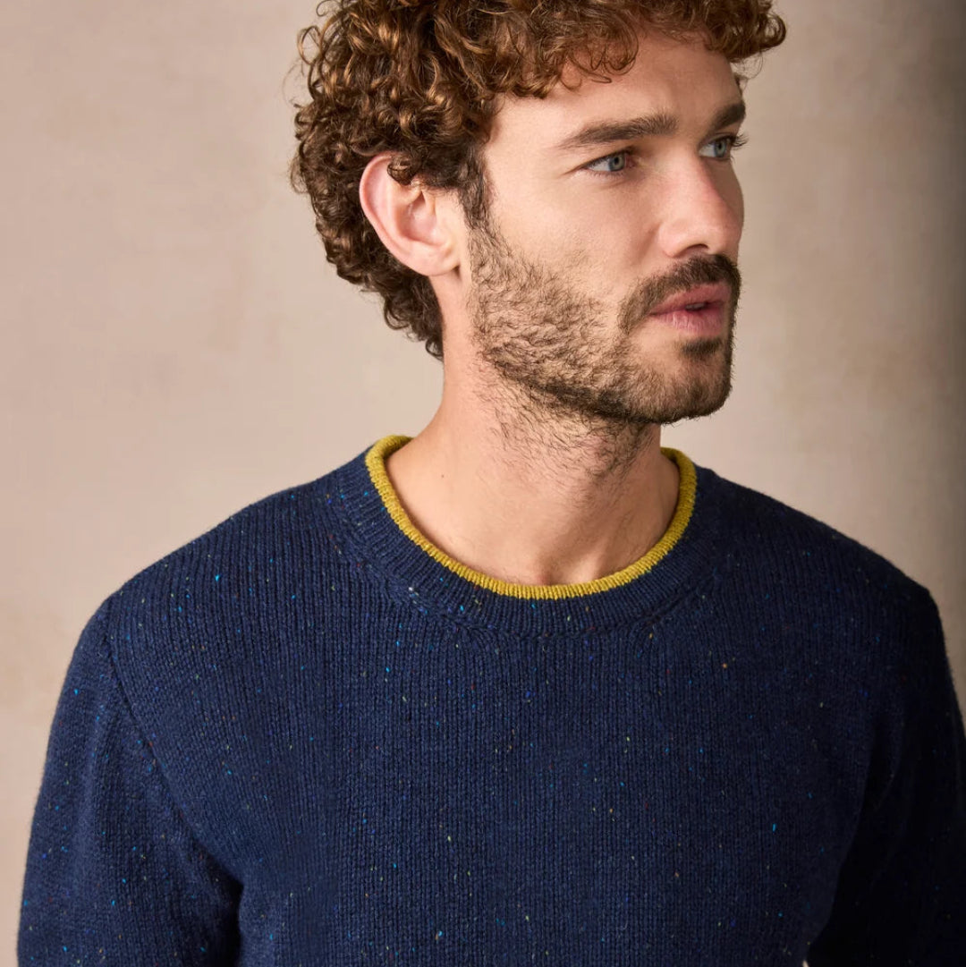 Irelands Eye | Newstone Sweater - Rich Navy