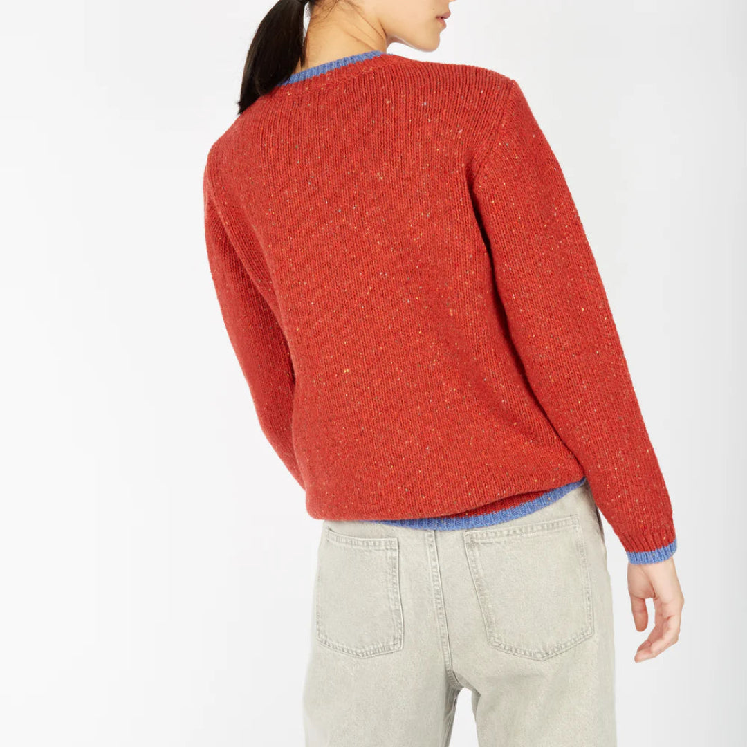 IrelandsEye | Slaney Crewneck Sweater - Chilli