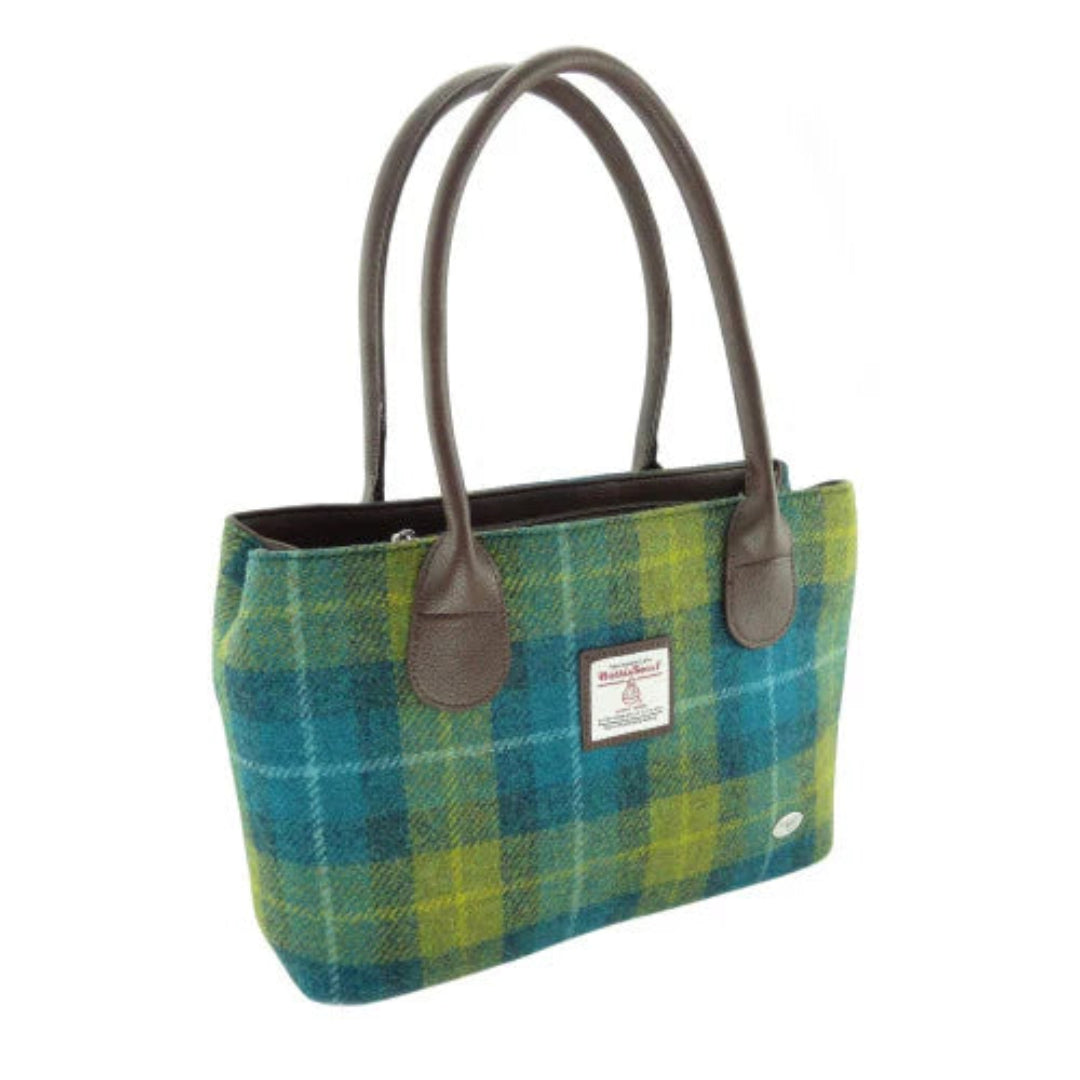 Harris Tweed | Cassley Handbag - Sea Blue Green