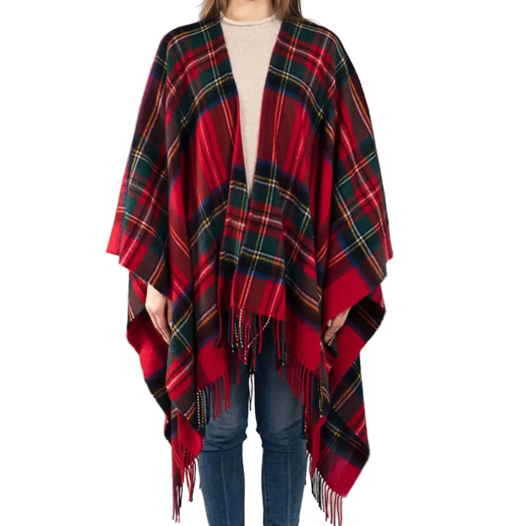 Lochcarron | Tartan Lambswool Wrap - Royal Stewart