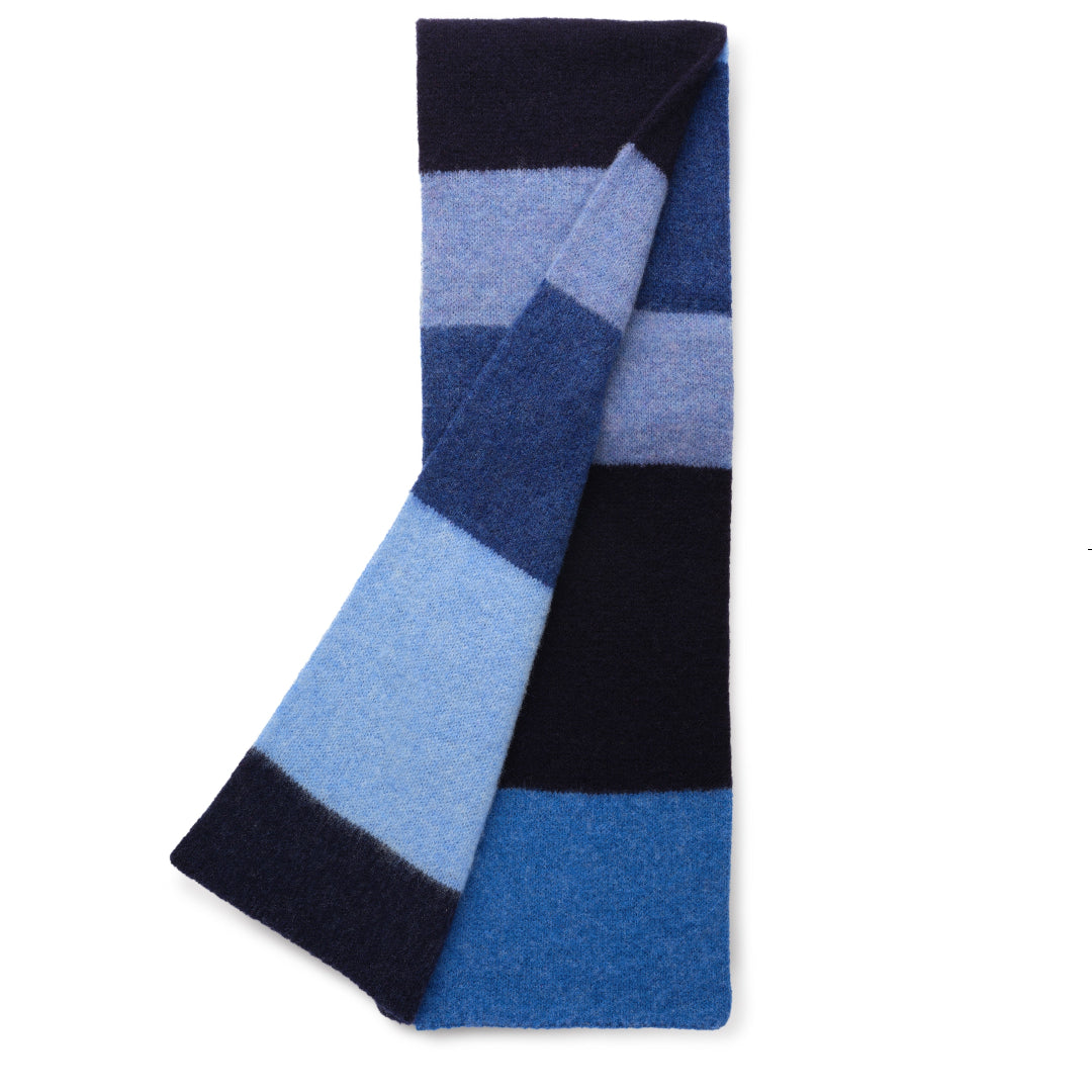 Mackie of Scotland | Rona Scarf - Multi Blue