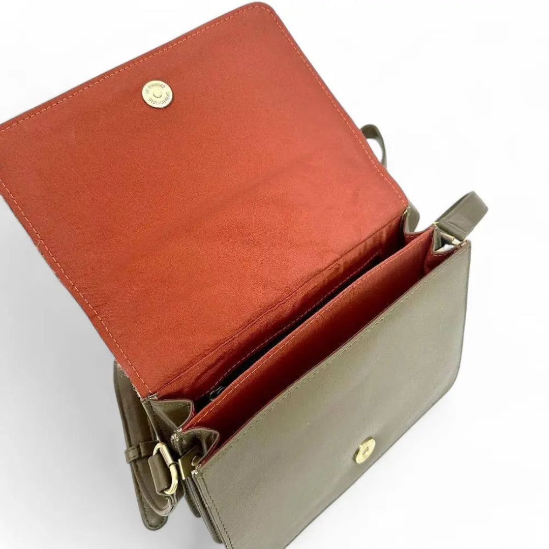 Harris Tweed | Quilted Shoulder Bag - Maple