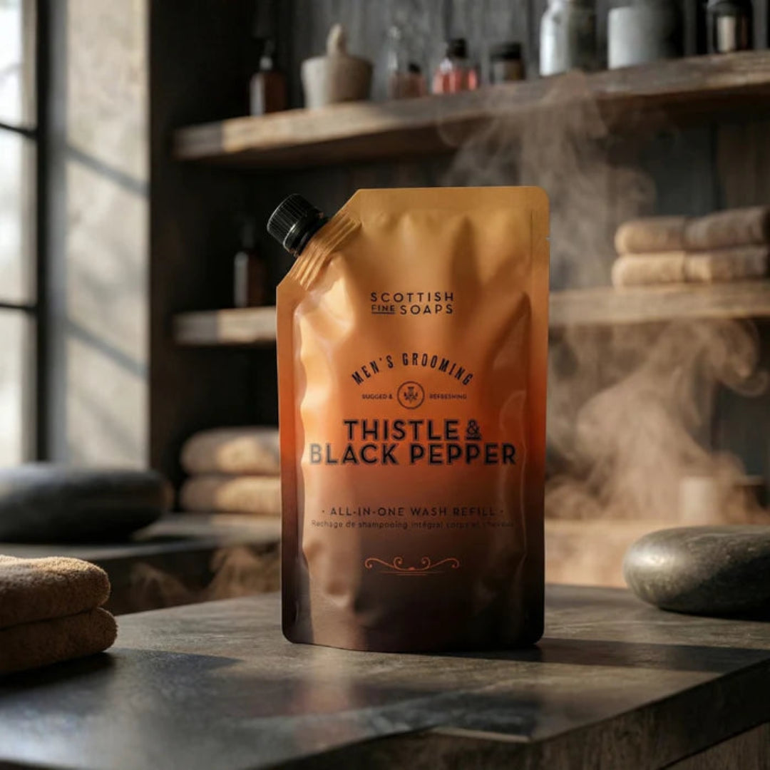 Scottish Fine Soaps | Thistle & Black Pepper All-In-One Wash Refill