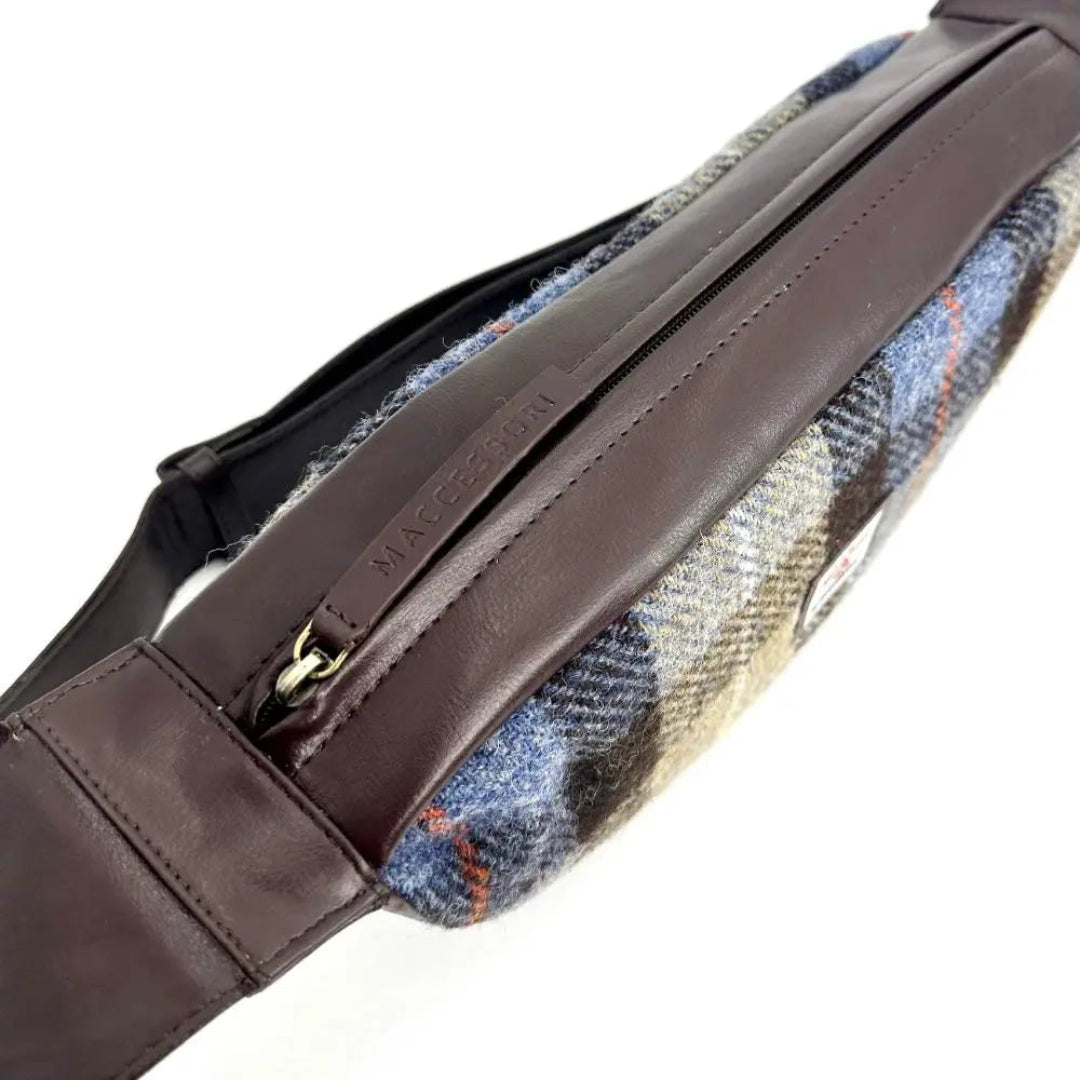 Harris Tweed | Sling Bag | Blue/Brown Check