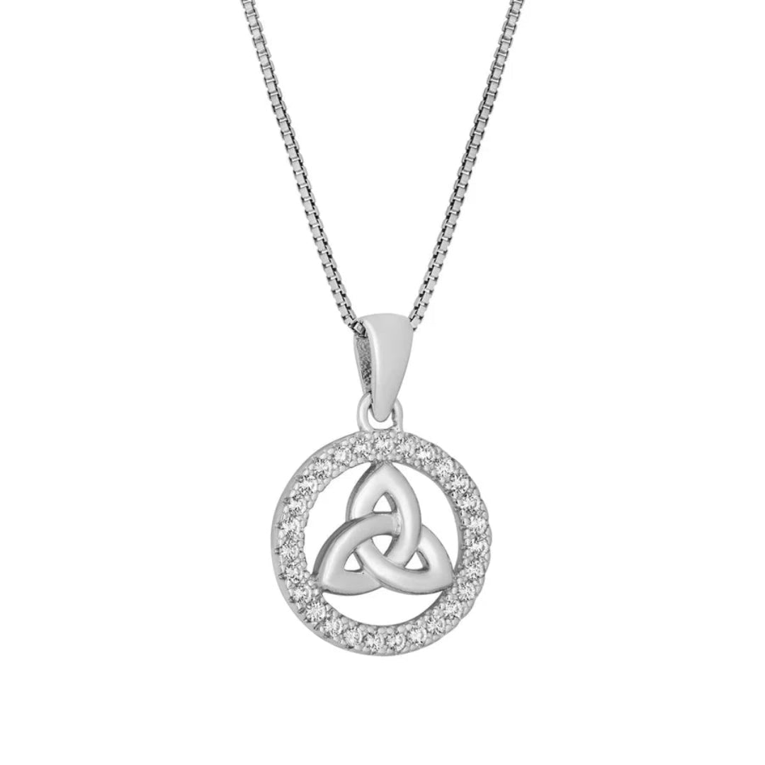 Solvar | Small Round Trinity Knot Pendant
