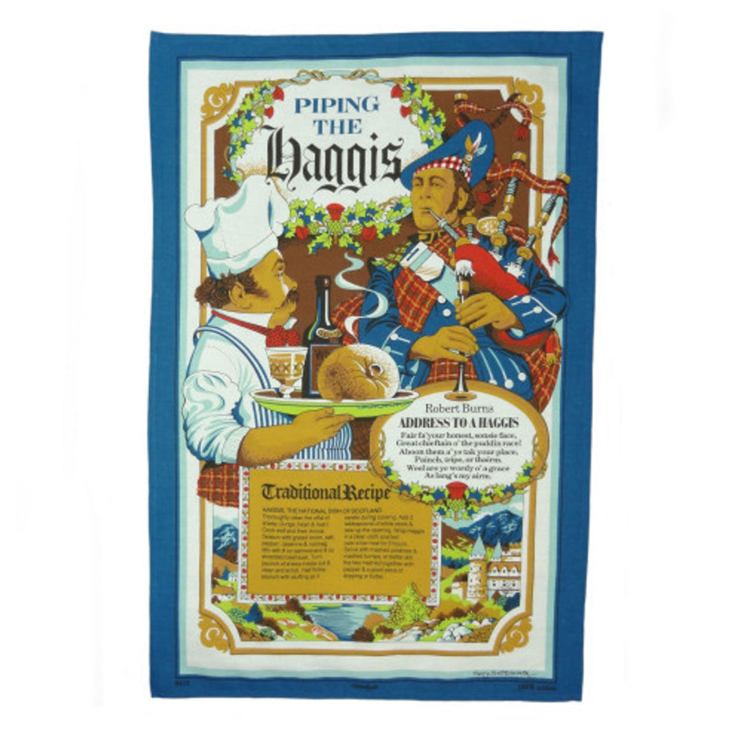 Tea Towel | Piping the Haggis