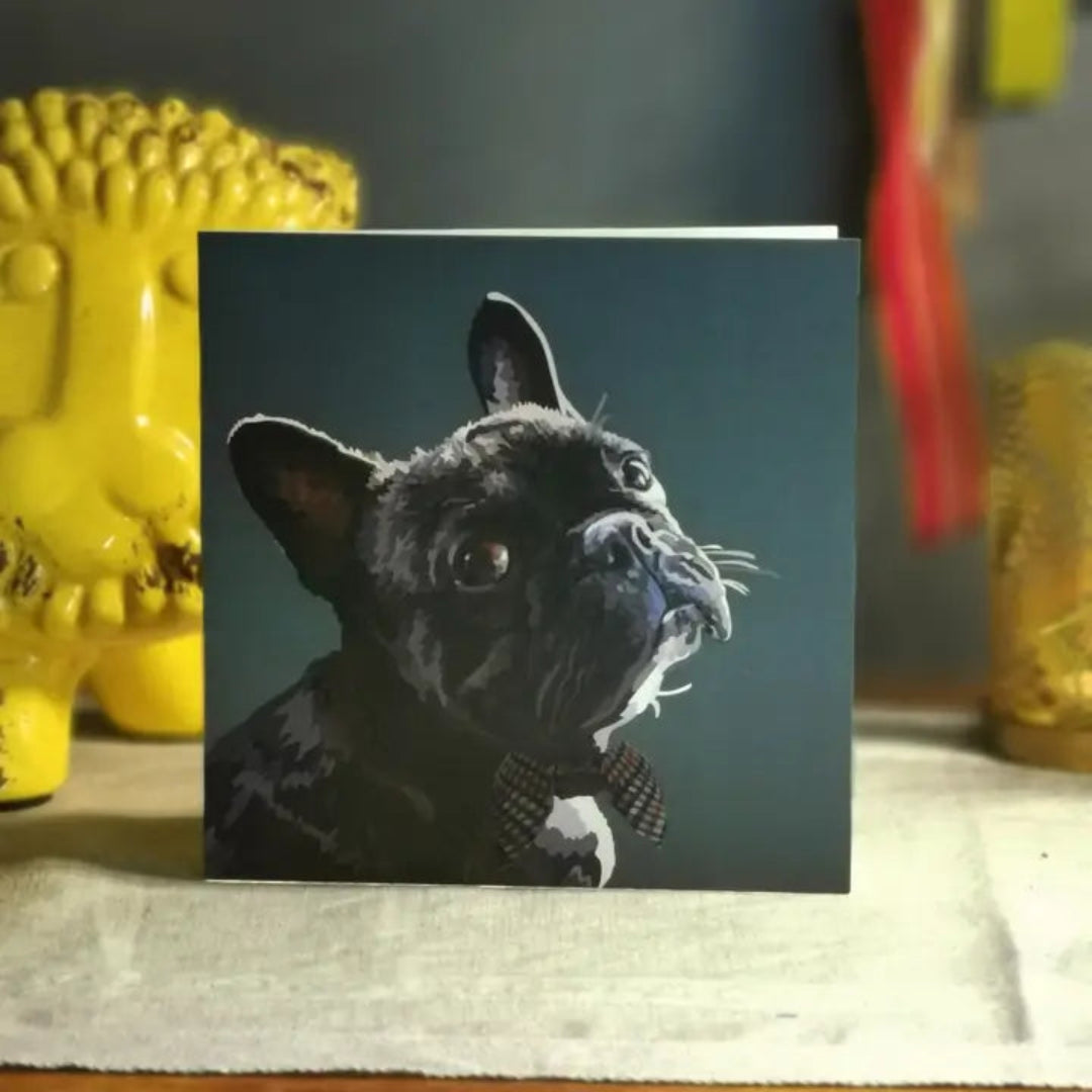Periodic Society | French Bulldog Greeting Card