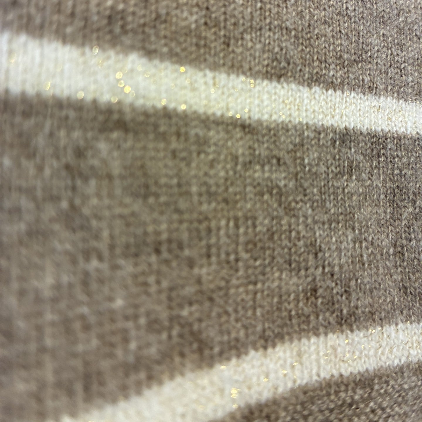 Hawico | Alloa Cashmere Lurex Sweater - Dark Natural/Canvas