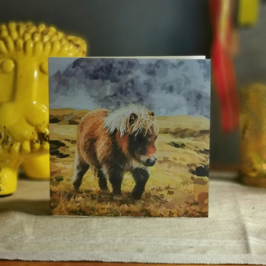 Periodic Society | Shetland Pony | Greeting Card