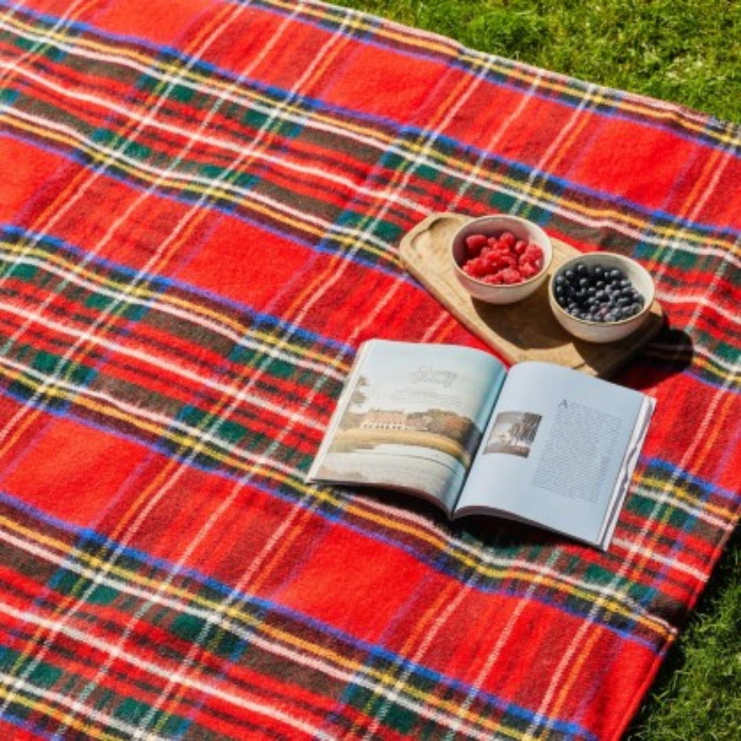Tweedmill | Tartan Picnic Blanket - Royal Stewart