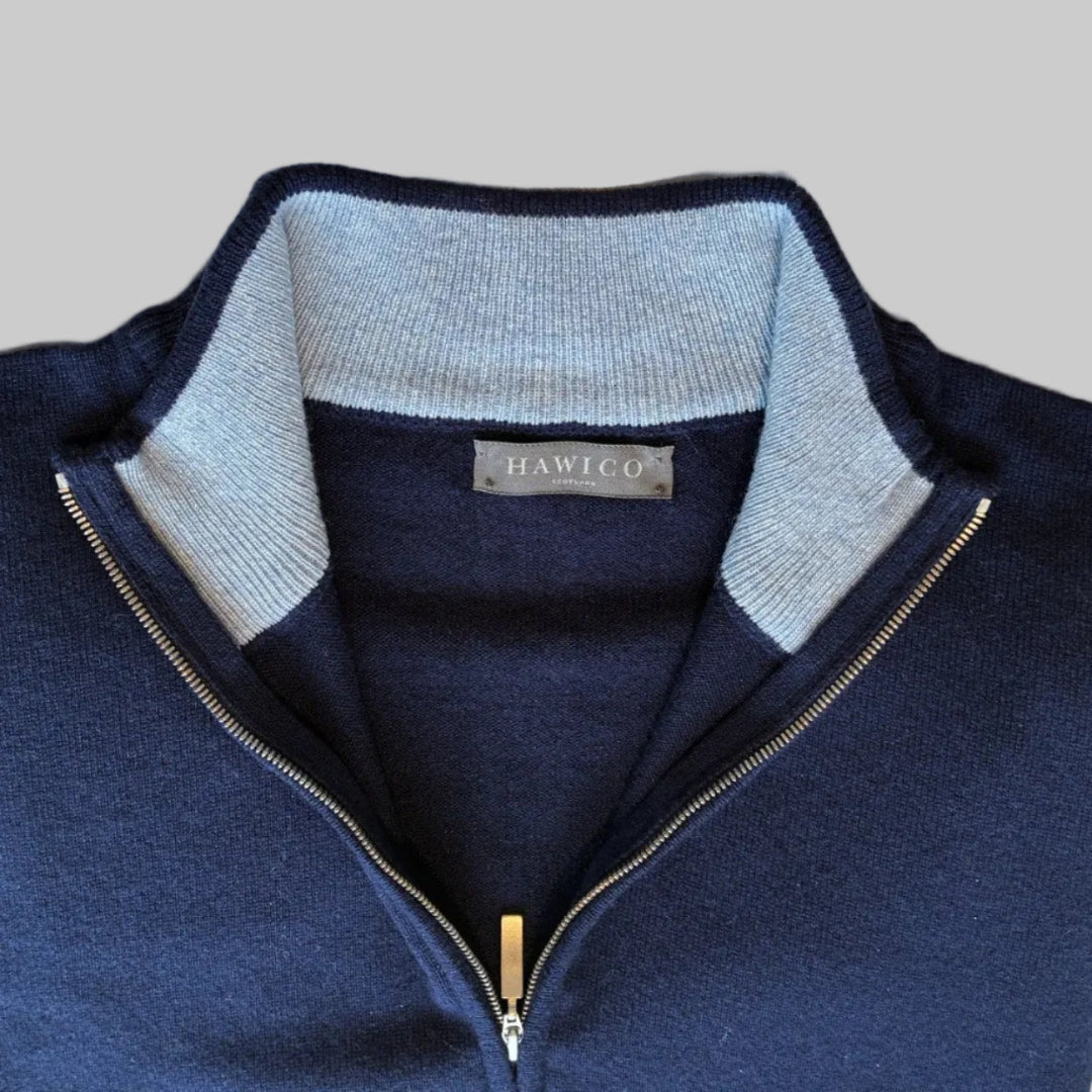 Hawico | Plenderleith Cashmere Sweater - Blue