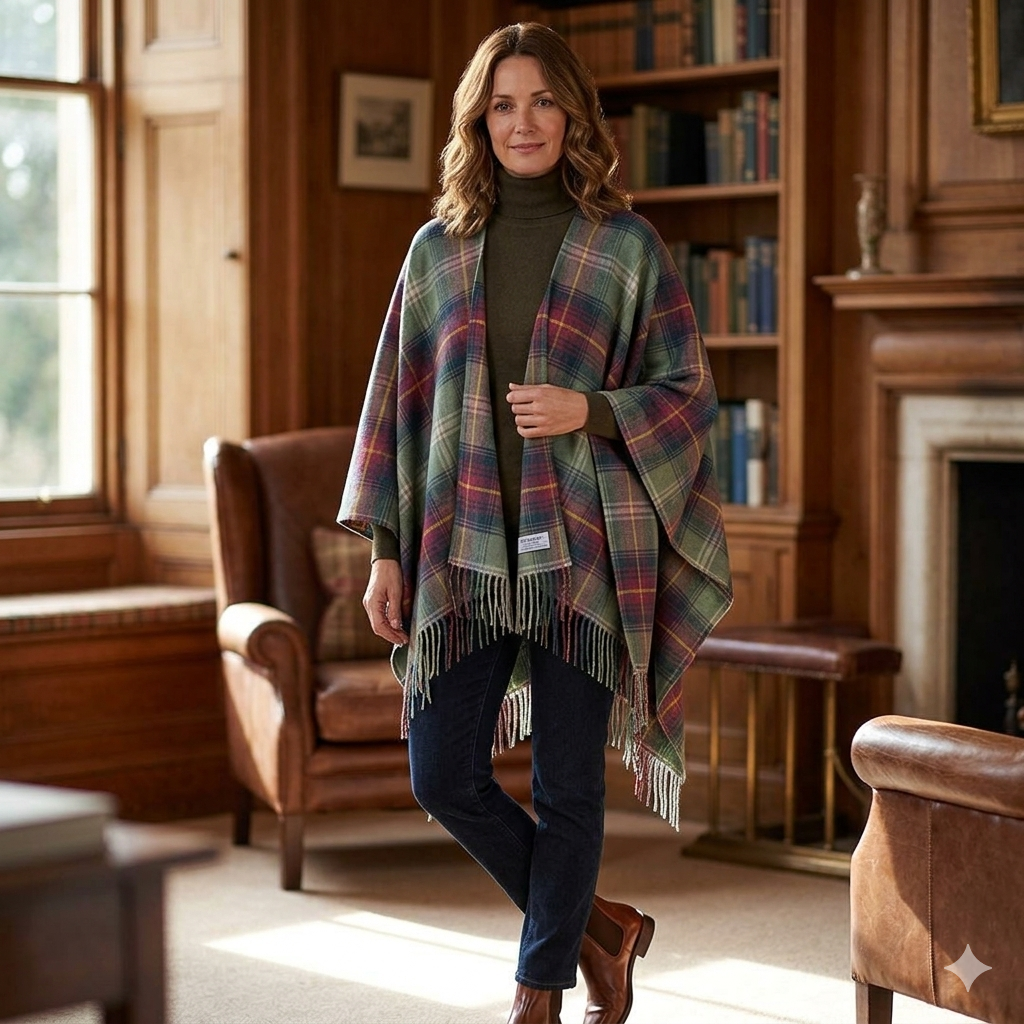 Lochcarron | Tartan Lambswool Wrap - Hame