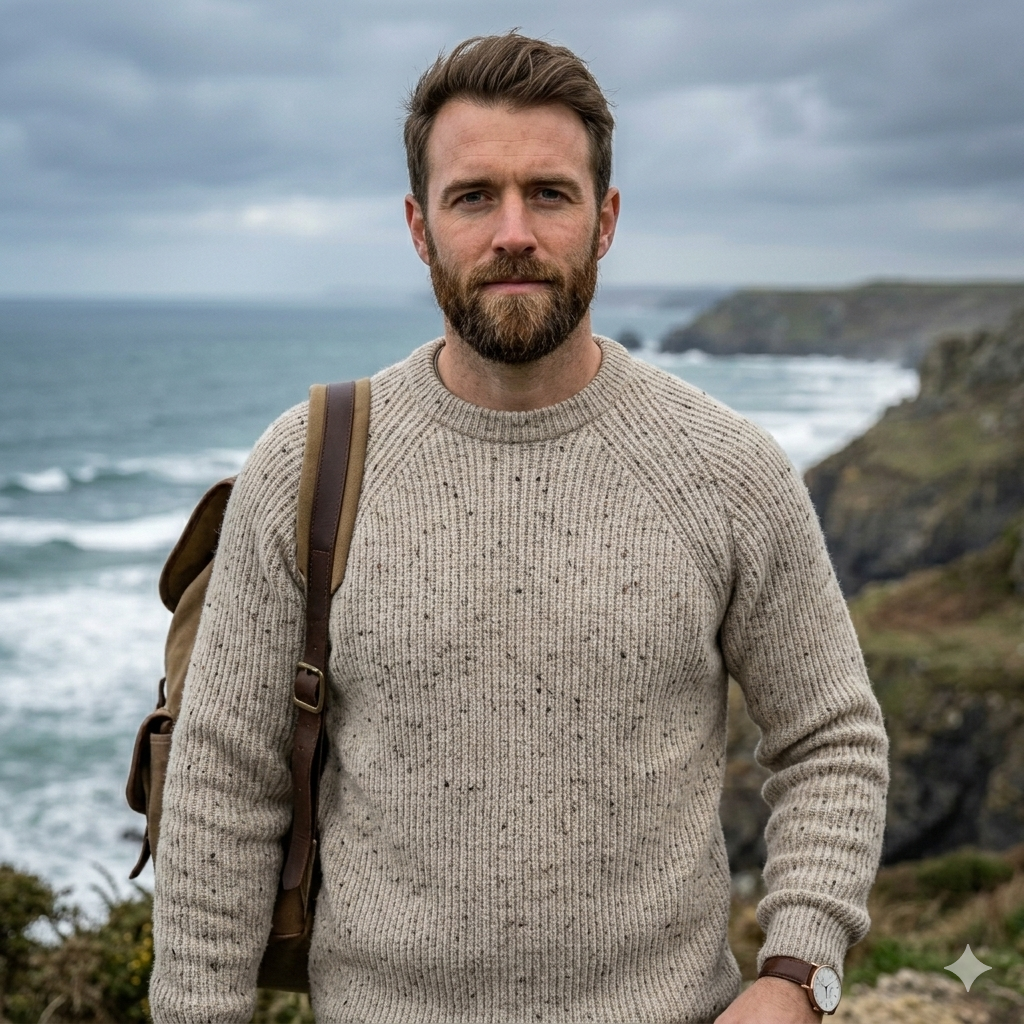 Peregrine | Ford Crewneck Sweater - Oatmeal