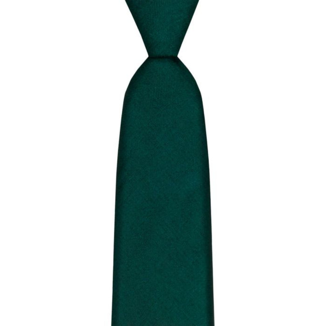 Lochcarron | Wool Tie Bottle Green