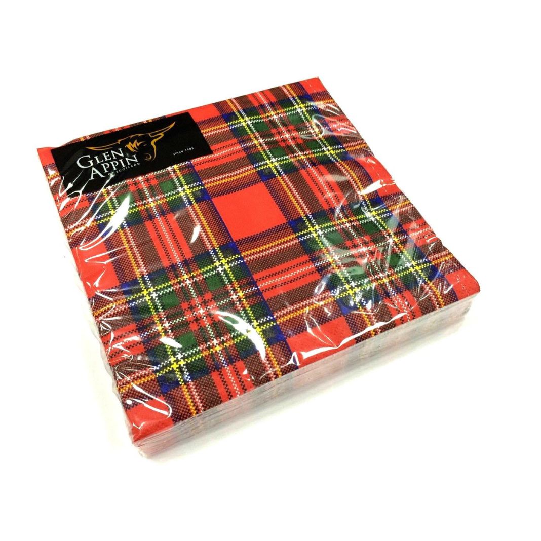 Royal Stewart Napkins | Lunch Size