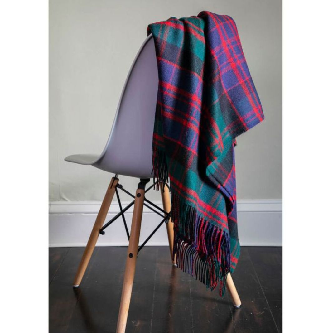 Lochcarron | Tartan Lambswool Blanket - MacDonald Modern