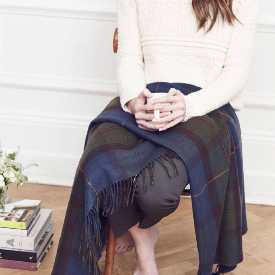 Lochcarron | Tartan Lambswool Blanket - MacLeod of Harris Antique