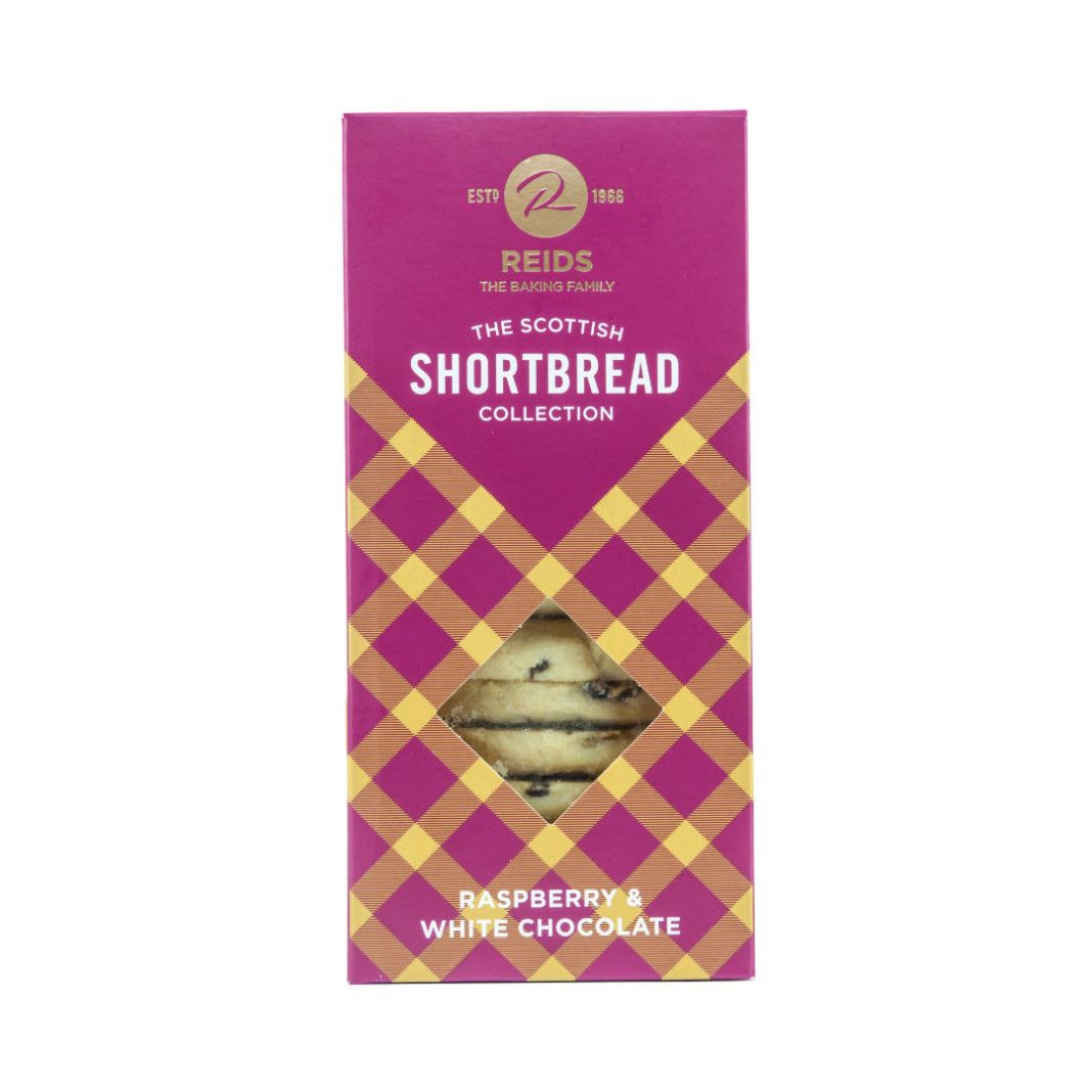 Reids | Raspberry & White Chocolate Shortbread 150g