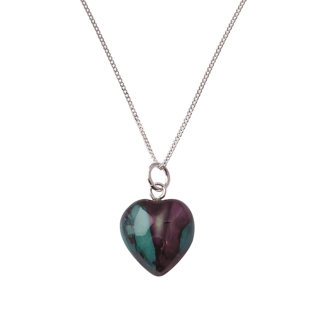Wee Heart Heathergem Silver Pendant | The Scottish Company | Toronto