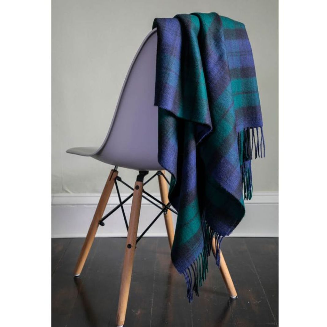 Lochcarron | Tartan Lambswool Blanket - Black Watch