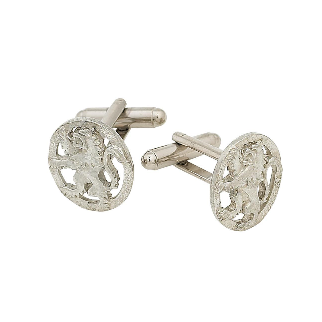 Lion Rampant Polished Cufflinks | The Scottish Company | Toronto