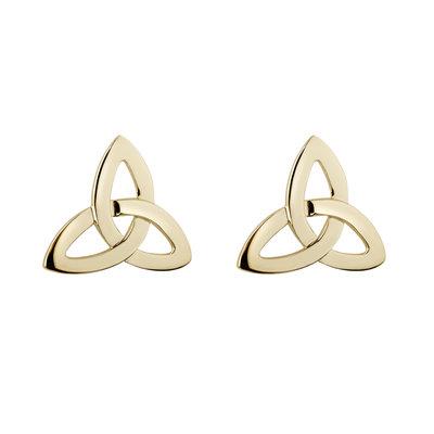 Solvar, Trinity Knot Earrings, 14K Gold | The Scottish Company, Toronto, Canada