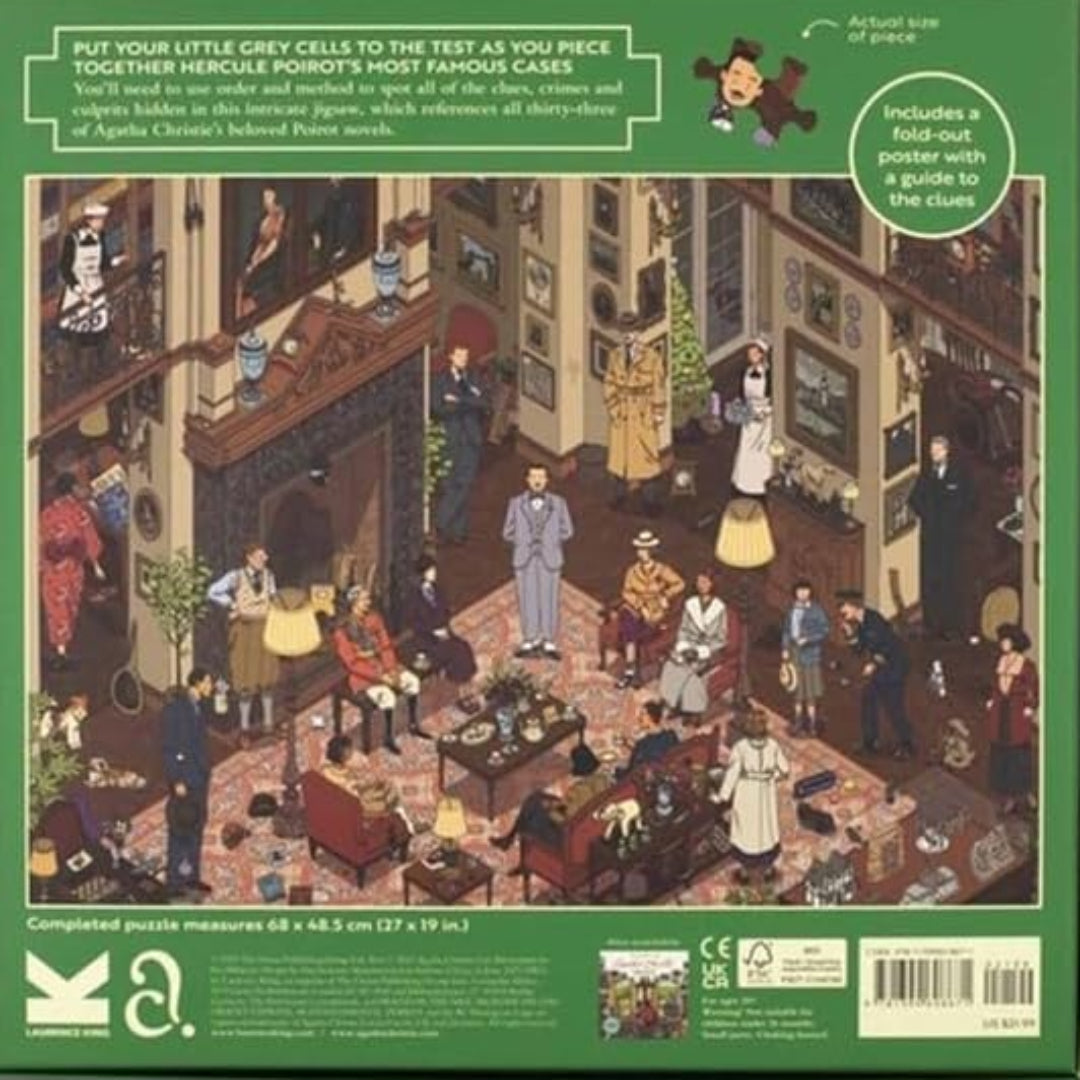 1000-Piece Jigsaw Puzzle | The World of Hercule Poirot