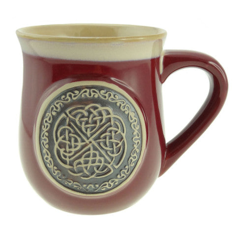Stoneware Mug - Celtic Circle Red