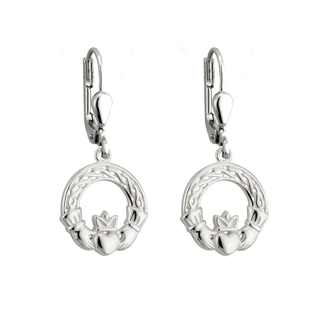 Solvar | Claddagh Drop Earrings